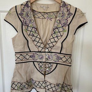Nanette Lepore Top Jacket Vest